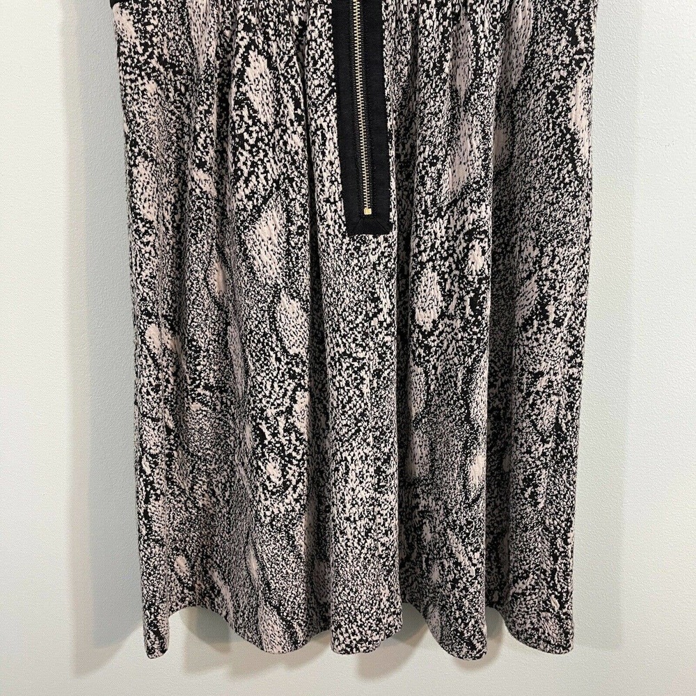 Rebecca Taylor Women's Textured Snakeskin Fit & Flare Dress Size 2 - Picture 9 of 10